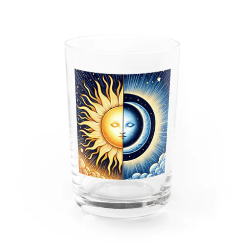 太陽と月 Water Glass