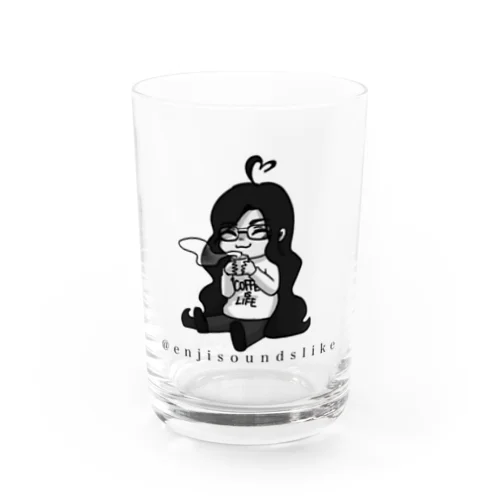 かわいいえんじ - Coffe is Life Water Glass