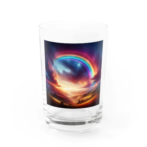 「幻想的な虹」グッズ Water Glass