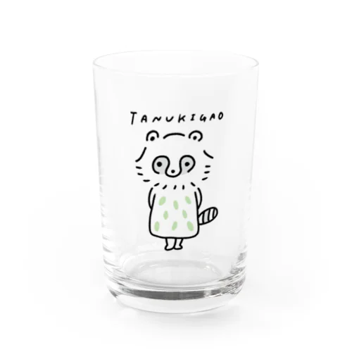 たぬき顔 Water Glass