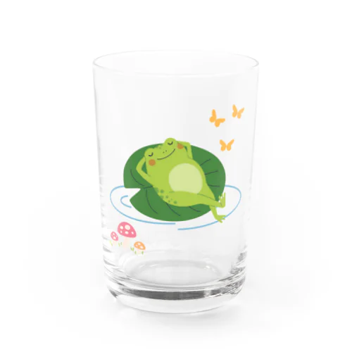 カエルの休息 Water Glass