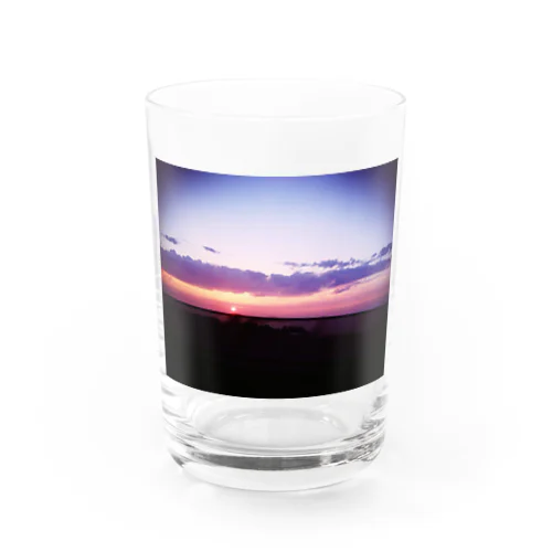 ピンクの蒼空 Water Glass