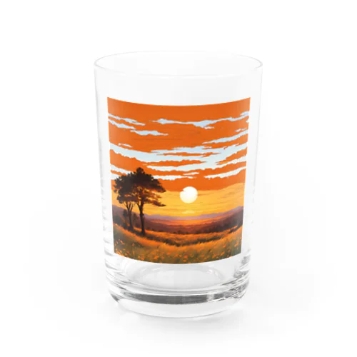 夕焼け空 Water Glass