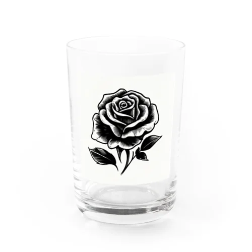 黒い花3 Water Glass