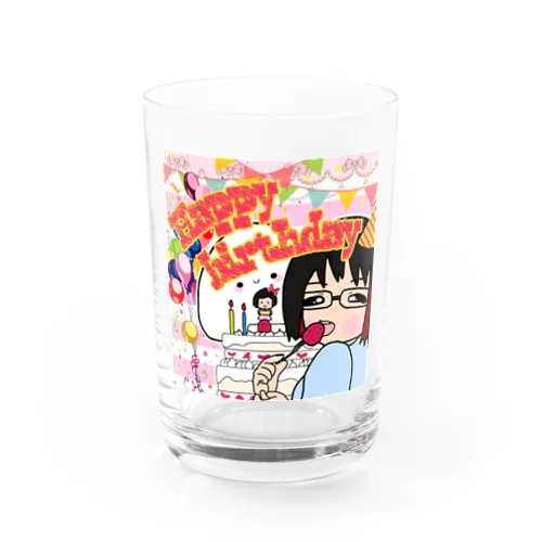 バースデーバージョン Water Glass