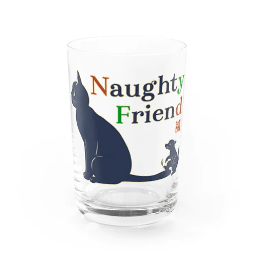 Naughty Friend Water Glass