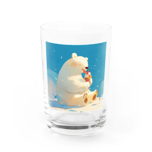 シロクマくんのおやつ Water Glass