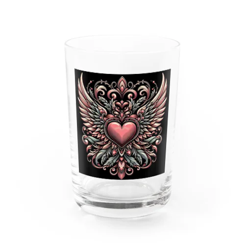 WING HEART001 Water Glass