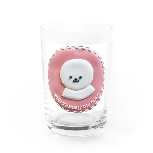 マシュマロマン公式　ビションフリーゼ  Water Glass