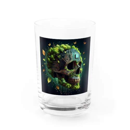 SKULL031 Water Glass