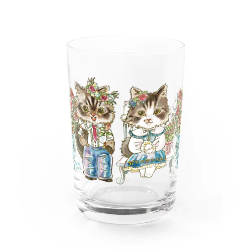 安寿ちゃんと弥勒くん　ローズガーデンツアー Water Glass