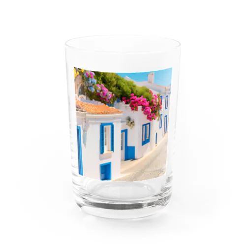 🌺南欧の家並み🏠 Water Glass
