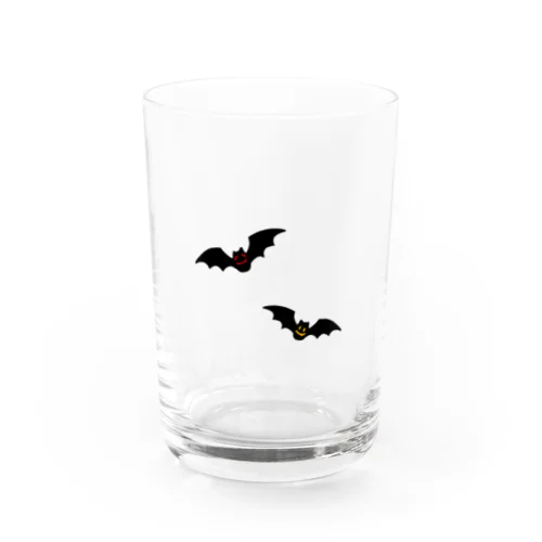 ワンポイントコウモリ君 Water Glass