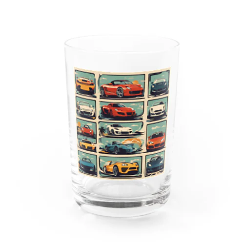 煌めく車たち Water Glass