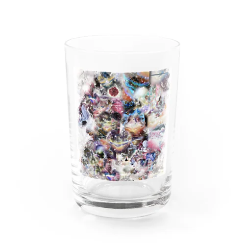 桜カラーの幸せデザイン Water Glass