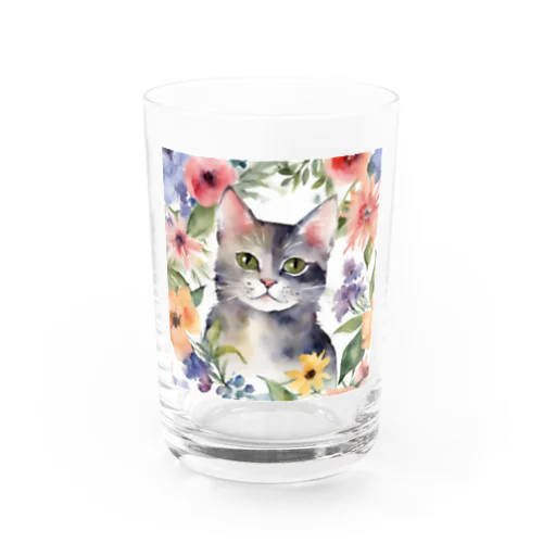 花といっしょ💐 Water Glass