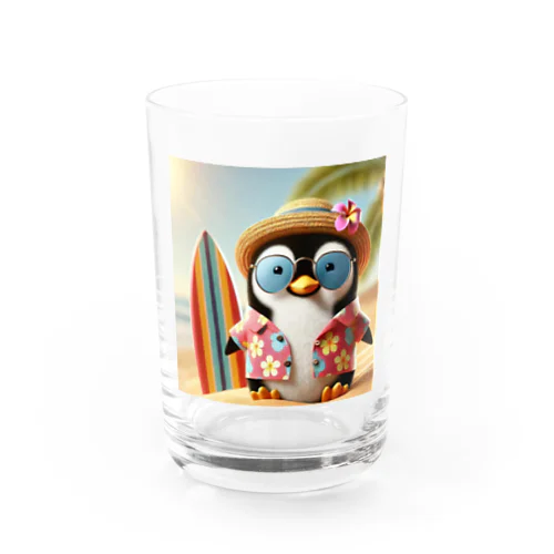 南国のペンギンさん Water Glass