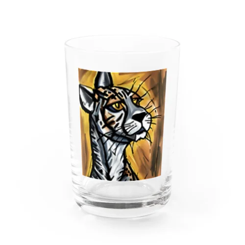 野生の猫 Water Glass