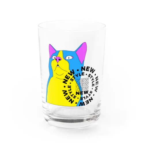 カラフルキャットスタイル Water Glass