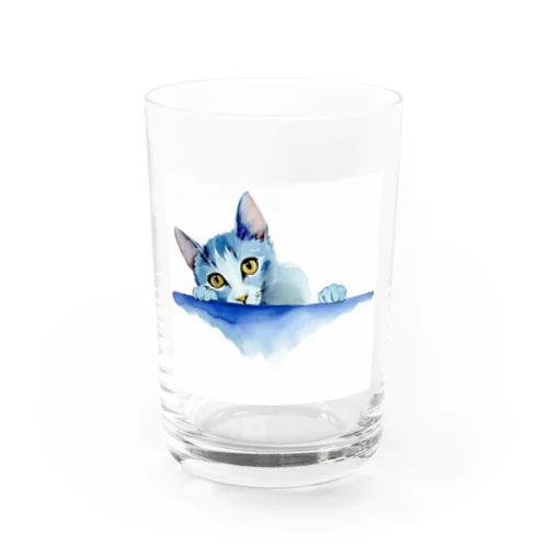 猫ちゃーーん4 Water Glass