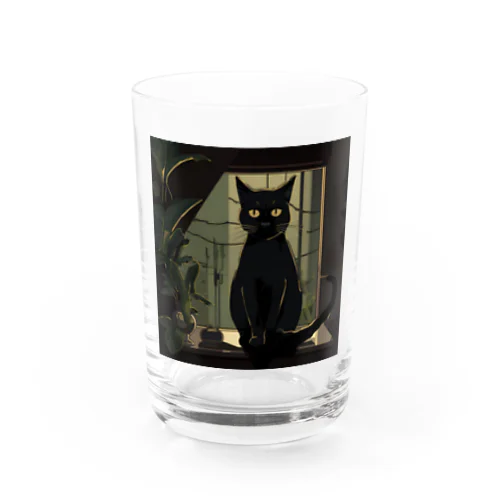 黒猫 Water Glass