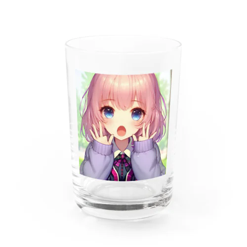 おはよー朝だぞ Water Glass