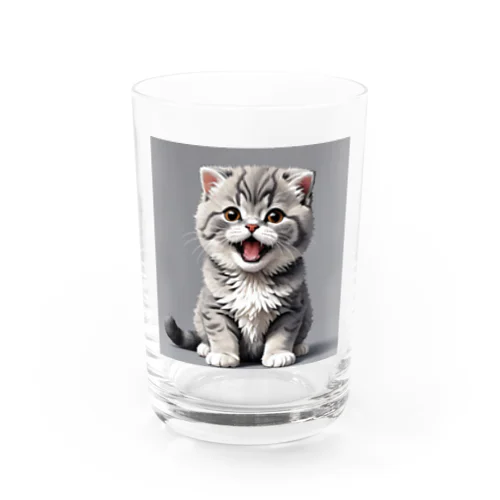 甘えん坊な子猫 Water Glass