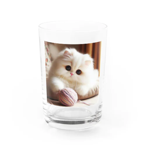 白ねこちゃん♡ Water Glass