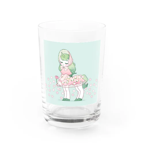 ボンネットユニコーンガール Water Glass