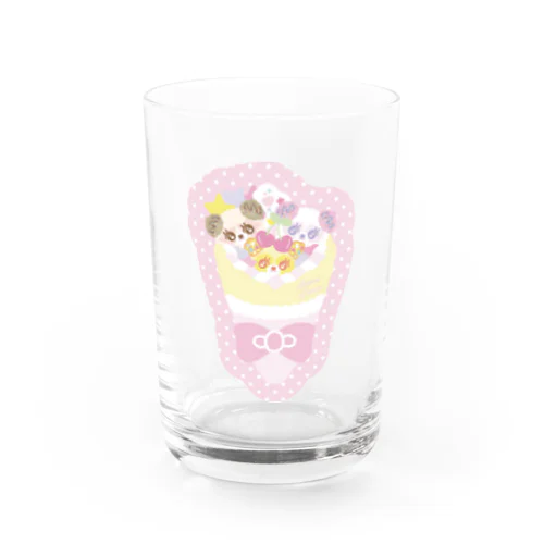 ぱんだクレープ Water Glass