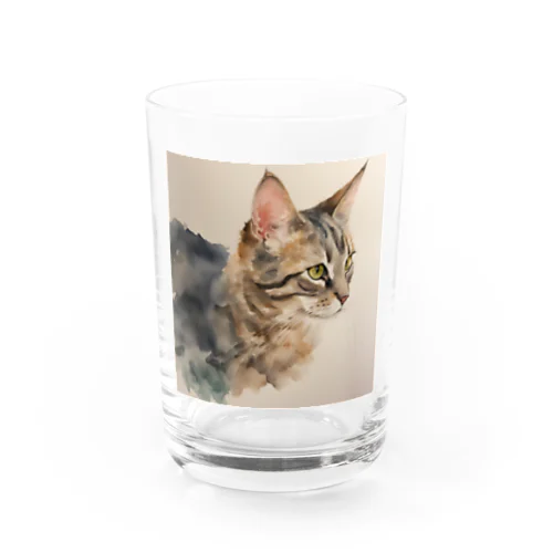 横向き猫 Water Glass