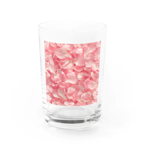 桃色の花びら綺麗 Water Glass