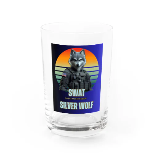 SWAT シルバーウルフ1 Water Glass