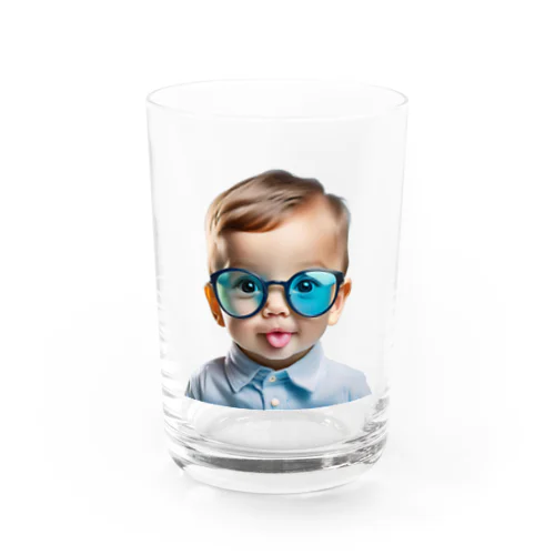 いたずらっ子の笑顔 Water Glass