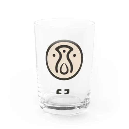 不思議ロゴ Water Glass