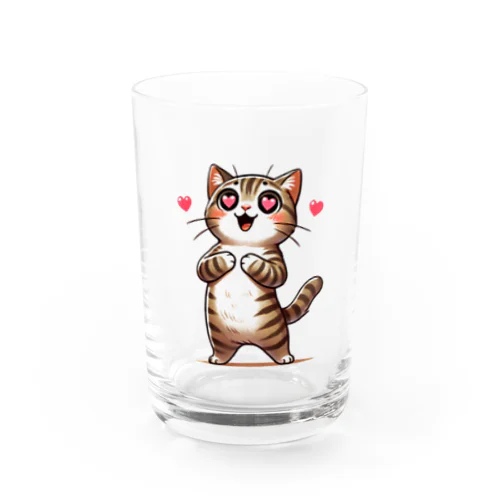 ときめき猫 Water Glass