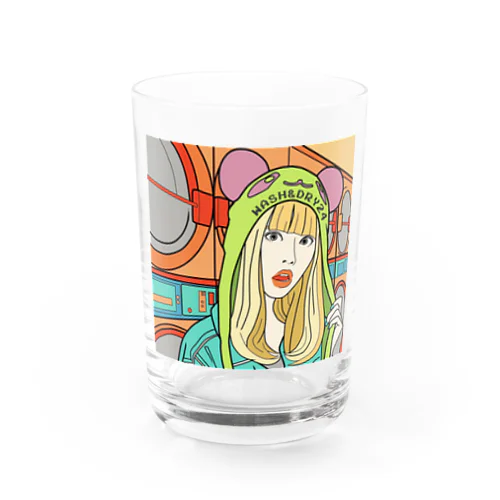 パンダ女子　金属バット系 Water Glass