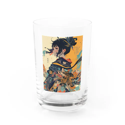 着物少女1 Water Glass