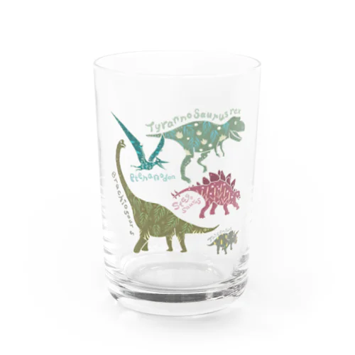 楽園Dinosaur Water Glass