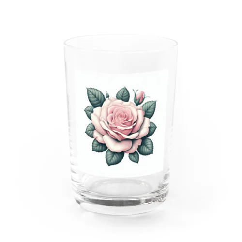 一本の強い薔薇 Water Glass