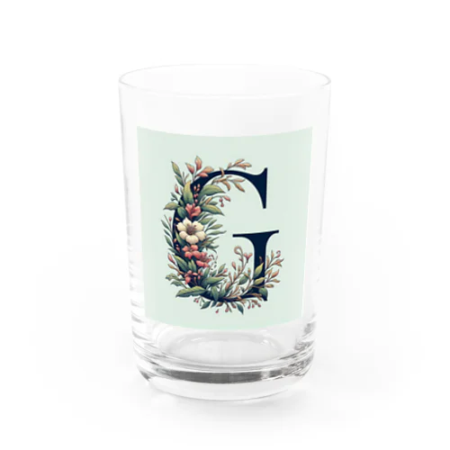 イニシャルロゴ　G Water Glass