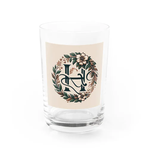 イニシャルロゴ　H Water Glass