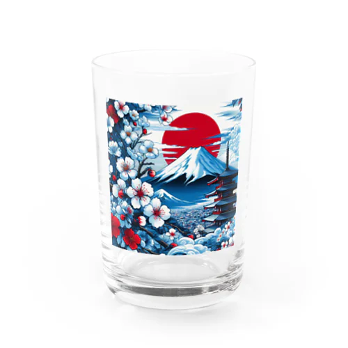 赤富士 Water Glass