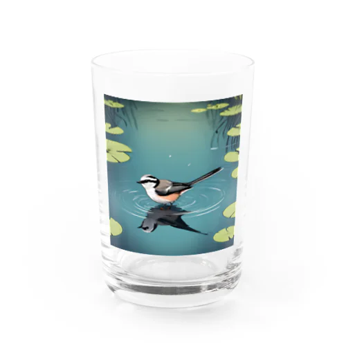 水面の子鳥 Water Glass