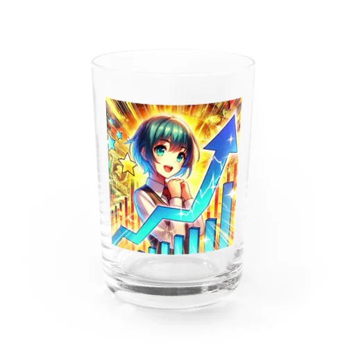 株価高騰 Water Glass