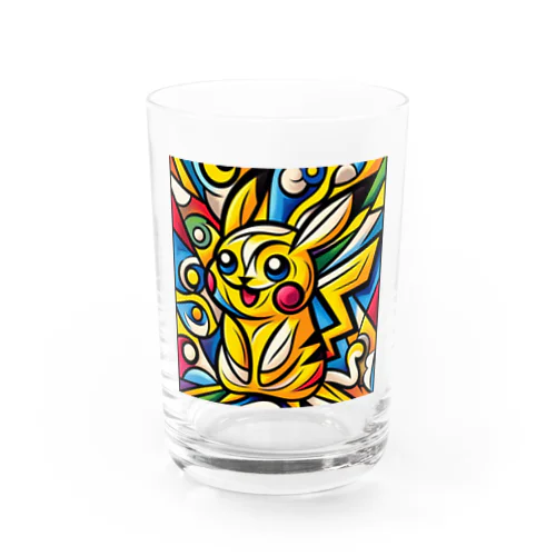 ピカソ風ピカチュウ Water Glass