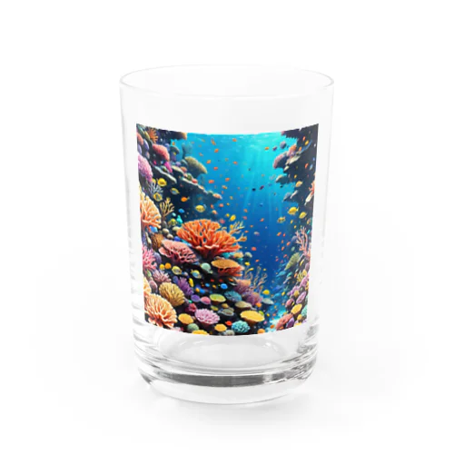 蒼いサンゴ礁 Water Glass