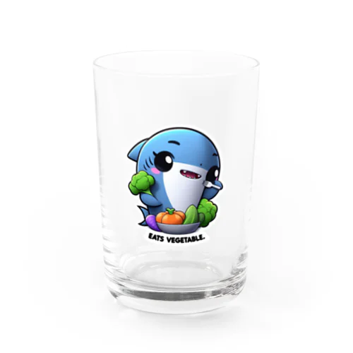 ベジタリアンサメちゃん(8月31日までの限定販売！) Water Glass