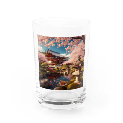 Sakura in Japan Water Glass