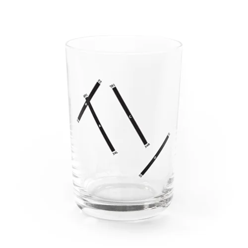 羽田空港の滑走路 Water Glass